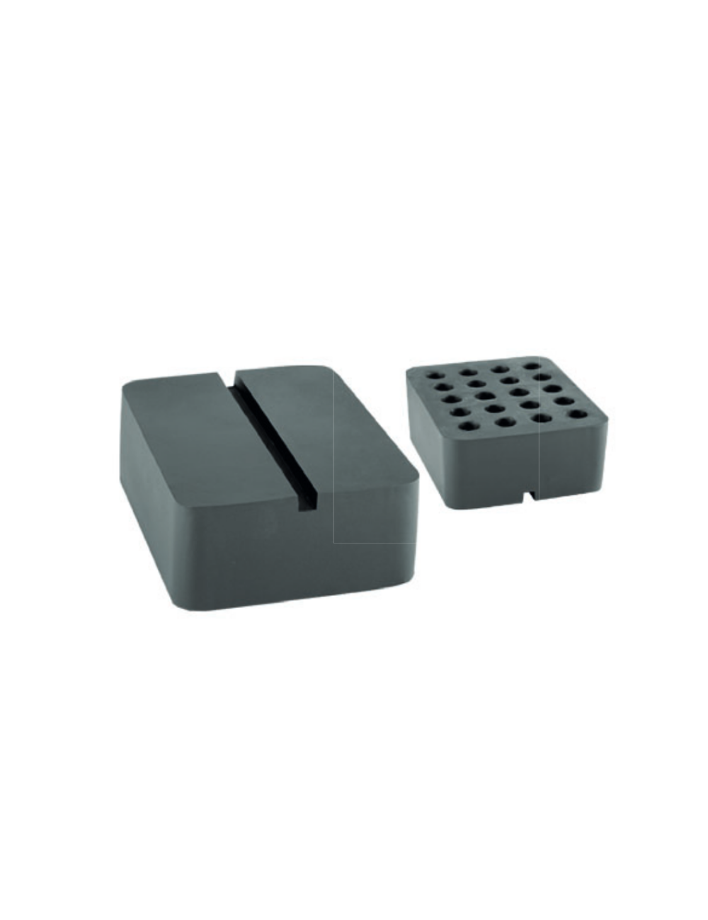 Rubberblokken maha / universeel gebruik